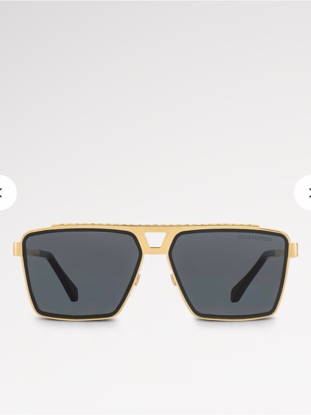 LOUIS VUITTON 1.1 Evidence Metal Square Sunglasses - Picture 6 of 17
